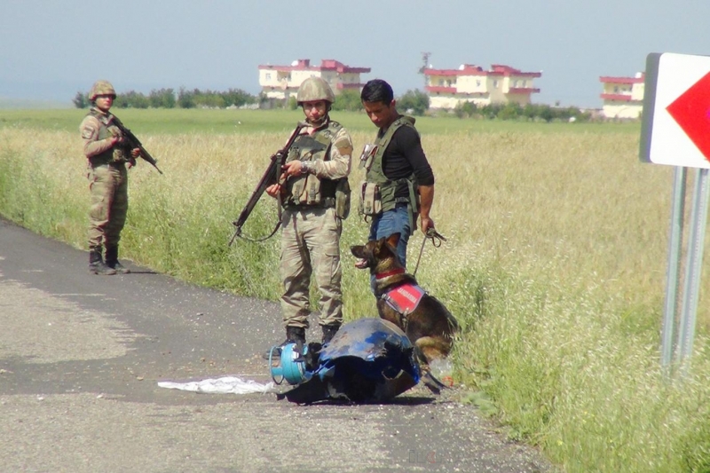 Çınar'da Yola tuzaklanmış bomba düzeneği bulundu 