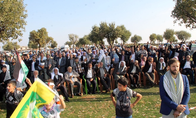 Karacadağ'da Filistin için program düzenlendi